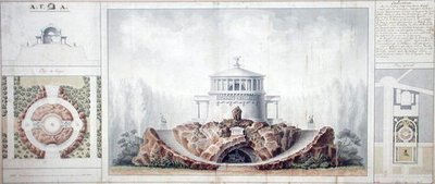Le Temple de la Vertu - French School